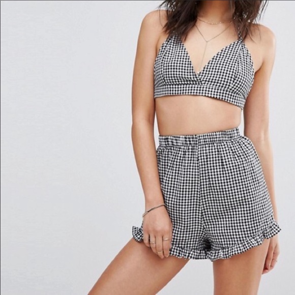 BOOHOO CHECKERED 2 PIECE SET - Picture 2 of 6